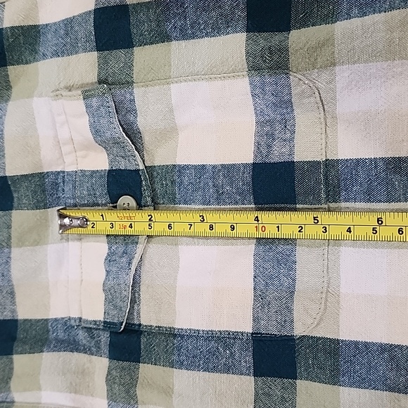 Men green XL casual/dress shirt - Picture 4 of 9